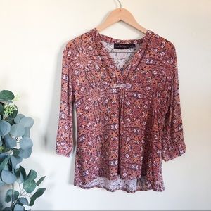 liza byrd | boho blouse top size XS